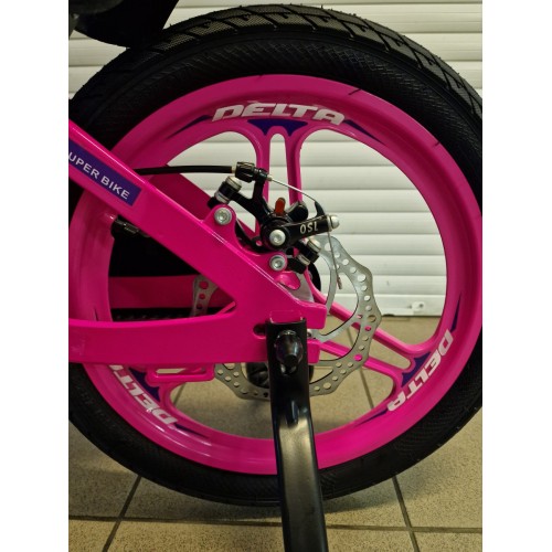 Облегчённый детский велосипед Delta Prestige D 18 розовый + шлем в подарок!