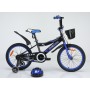 Детский велосипед Delta Sport 16 синий + шлем в подарок