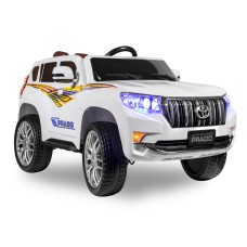 Детский электромобиль Kid's Care Toyota Land Cruiser Prado 4x4 (белый)