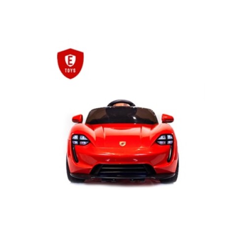 Детский Электромобиль Electric Toys Porsche Sport QLS Lux кожанное сидение мягкие кол.красный