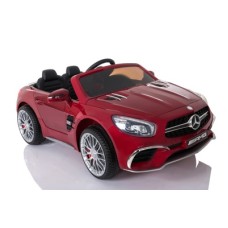 Электромобиль детский Mercedes-Benz SL65 Бордо +сьемный АКБ + мощ.моторы+лецензия 