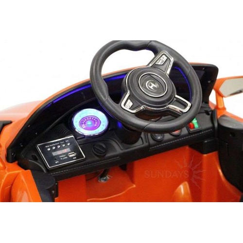 Детский электромобиль Sundays Lamborghini LS528 оранжевый цвет оранжевый
