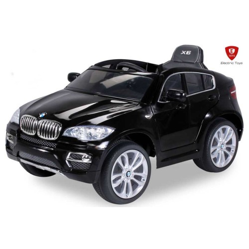 Детский электромобиль Electric Toys BMW Х6 EVA Lux лицензия цвет черный