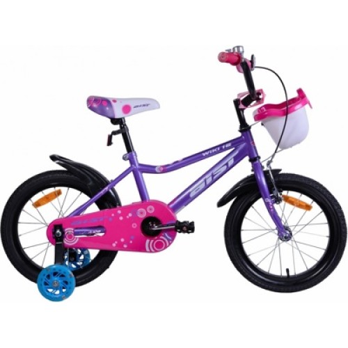 Велосипед двухколесный для детей Aist WIKI 18 фиолетовый 