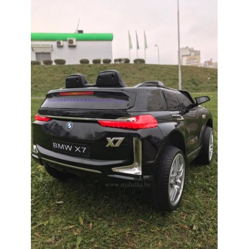 Детский электромобиль Electric Toys BMW Х7 LUX 2021г черный (автокраска)
