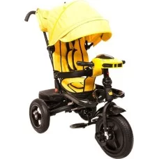 Велосипед детский Kinder Trike Comfort 3 в 1 складывающийся руль и спинка на 360 градусов - желтый