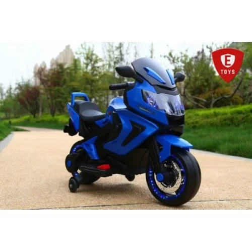 Детский Электромобиль мотоцикл BMW 1500 c 2- ами, 12 вольт, мягкие бесшумные EVA, кожаное сиденье