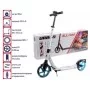Самокат двухколесный Slider Urban All Road SU4 до 100кг голубой на белой раме 