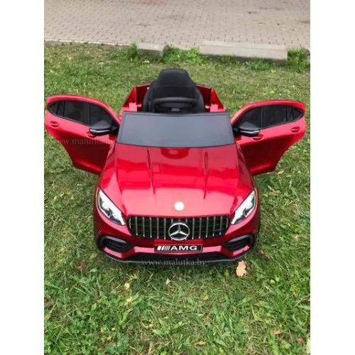 Детский электромобиль Electric Toys Мercedes GLS Coupe LUX 4Х4 ПОЛНЫЙ ПРИВОД цвет Спелая Вишня (автокраска) 4 по 35W, функция качания 