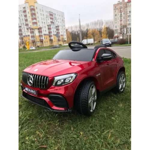 Детский электромобиль Electric Toys Мercedes GLS Coupe LUX 4Х4 ПОЛНЫЙ ПРИВОД цвет Спелая Вишня (автокраска) 4 по 35W, функция качания 