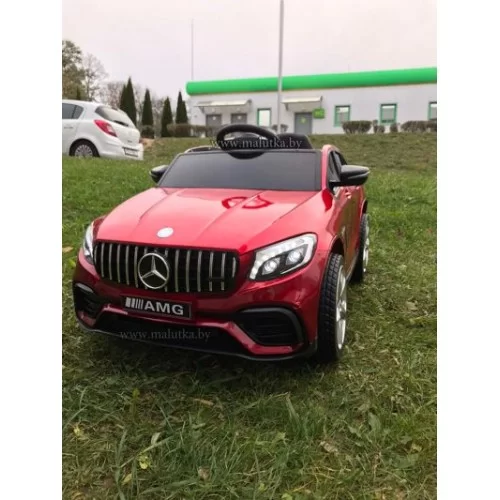 Детский электромобиль Electric Toys Мercedes GLS Coupe LUX 4Х4 ПОЛНЫЙ ПРИВОД цвет Спелая Вишня (автокраска) 4 по 35W, функция качания 