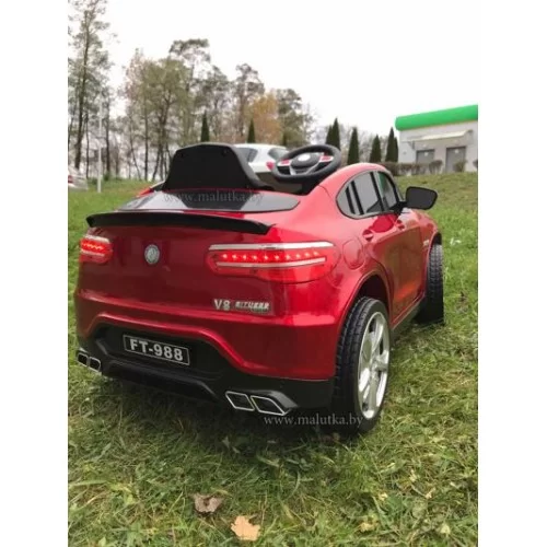 Детский электромобиль Electric Toys Мercedes GLS Coupe LUX 4Х4 ПОЛНЫЙ ПРИВОД цвет Спелая Вишня (автокраска) 4 по 35W, функция качания 